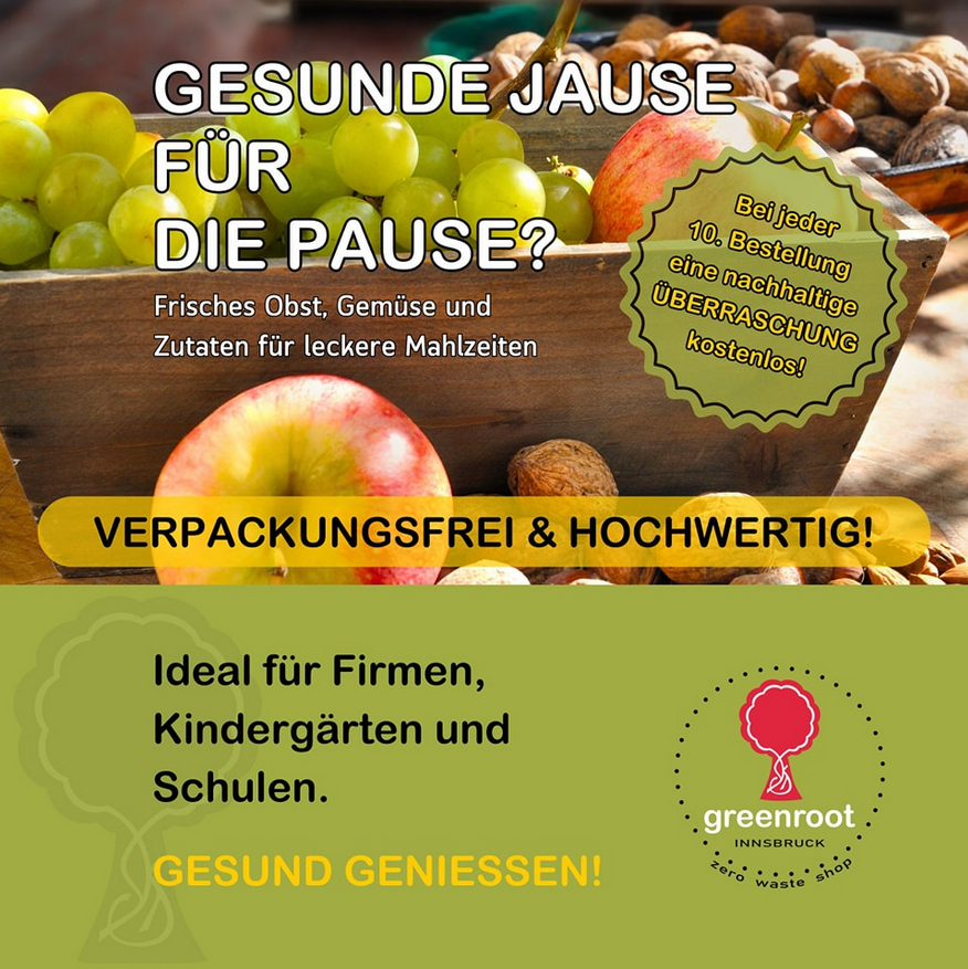 Gesunde Jause für Firmen, Restaurants, Kindergärten und Schulen