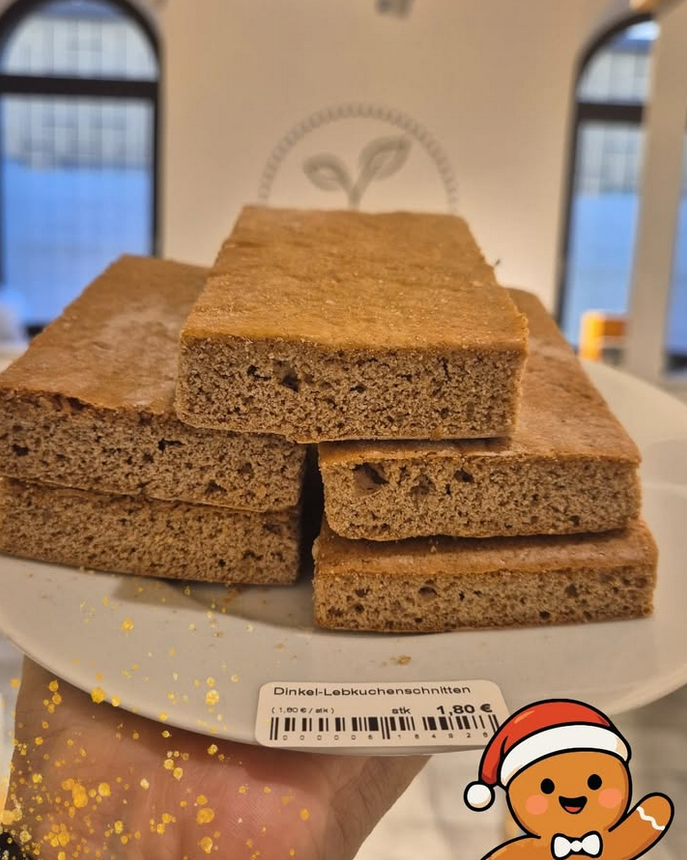 Dinkel-Lebkuchenschnitten
